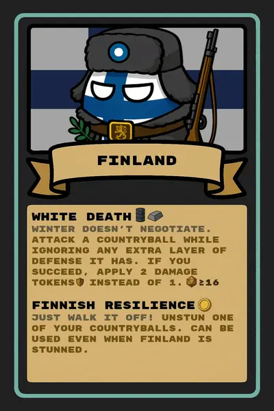 Finland countryball card