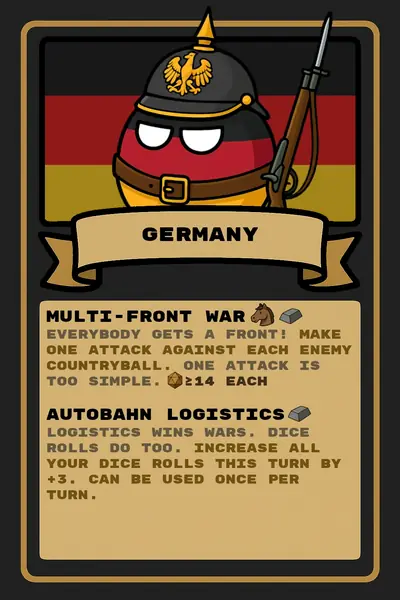 Germany countryball card
