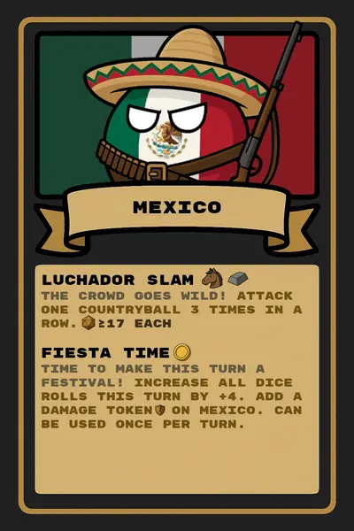 Mexico countryball card