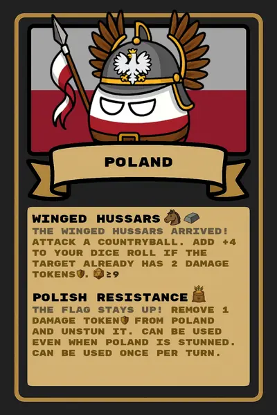 Poland countryball card