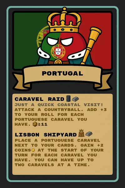 Portugal countryball card