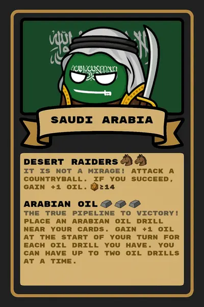 Saudi Arabia countryball card