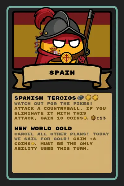 Spain countryball card