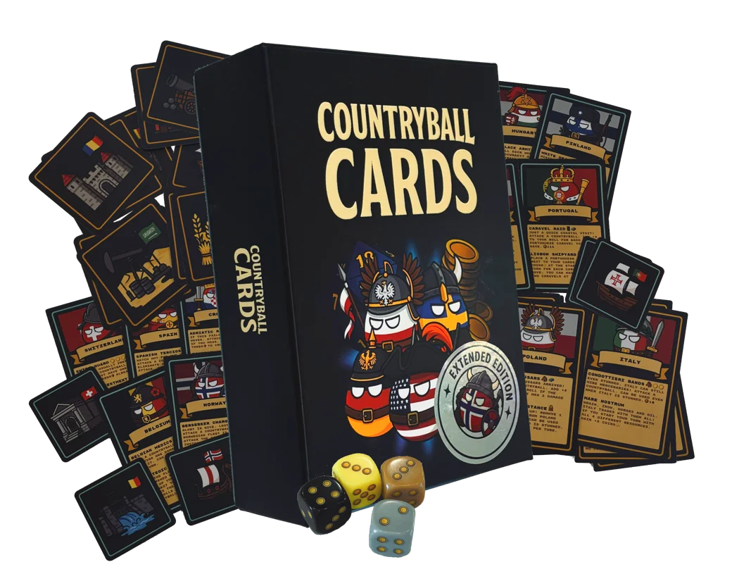 Countryball Cards game box