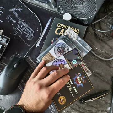 Szabolcs's Countryball Cards collection with game box, expansion cards and numbered certificate 76